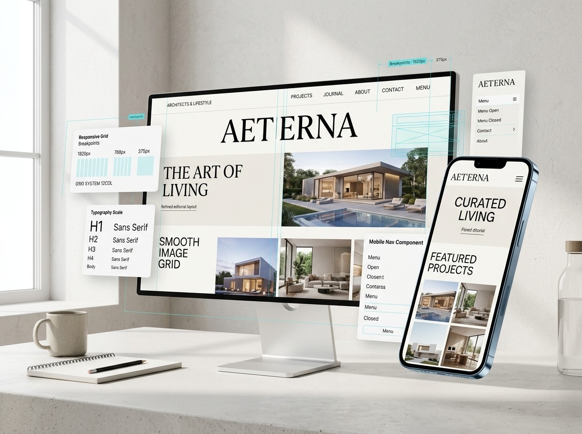 Vevtek Website Development — Responsive Digital Experience Presentation